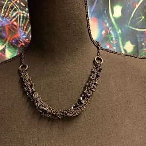 Black chain necklace